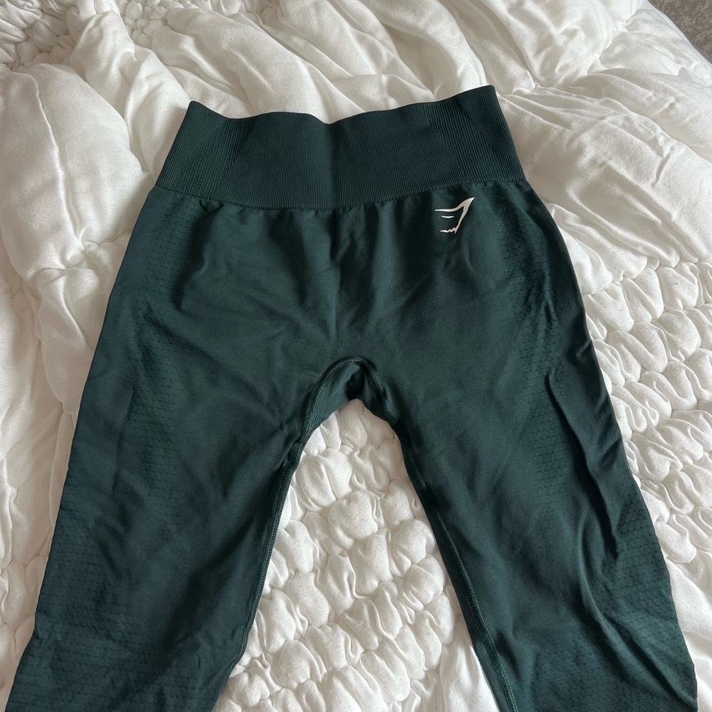 green gymshark leggings